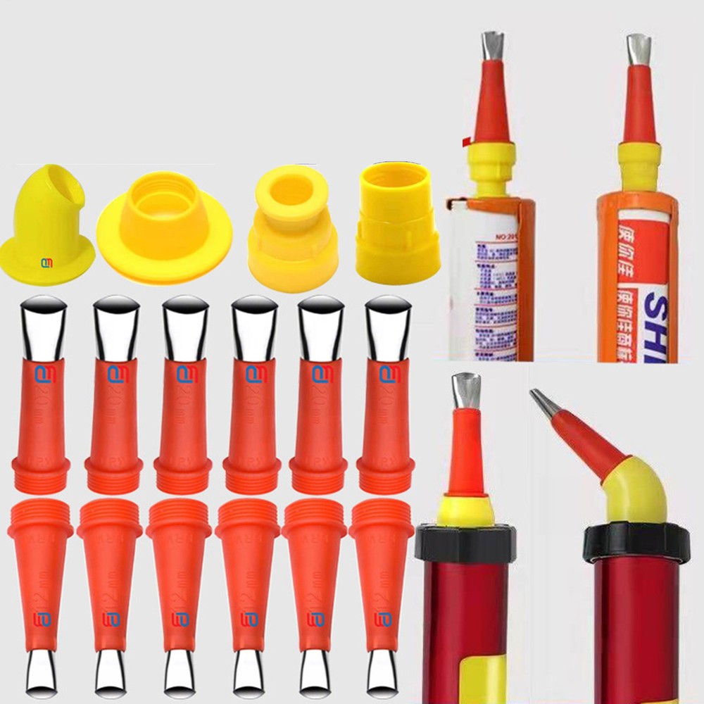 Universal Integrated Rubber Nozzle Tool Kit Reusable 29 Piece Rubber Nozzle Tool