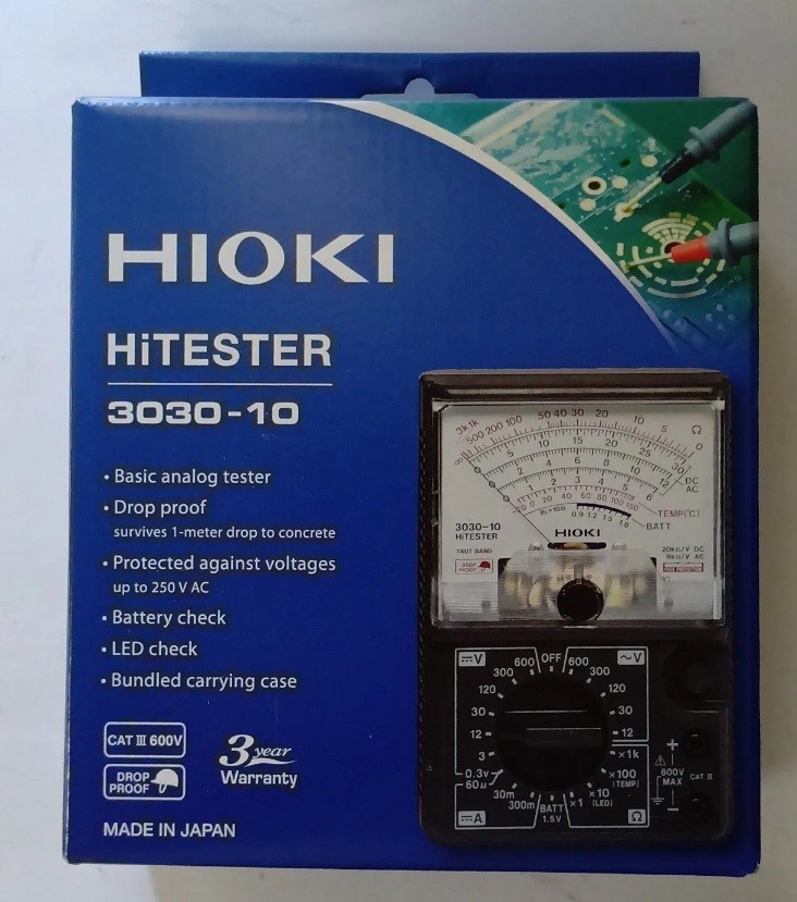 HIOKI  STANDARD ANALOG MULTIMETER  3030-10