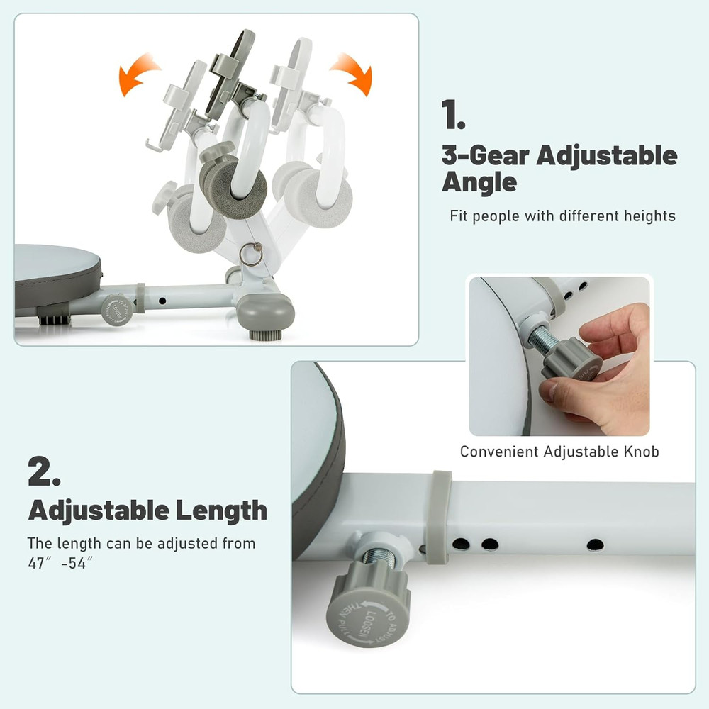Sit up Bench for AB Exercise, Foldable Workout Bench W/3 Gear Adjustable Angles