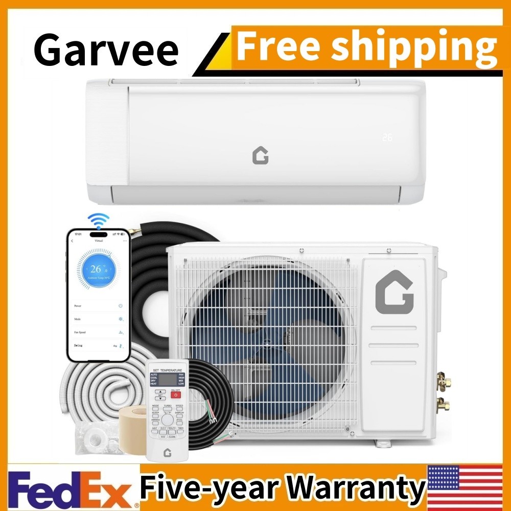 ✅9000BTU-24000BTU Mini Split Air Conditioner AC Heating Systems Remote Control