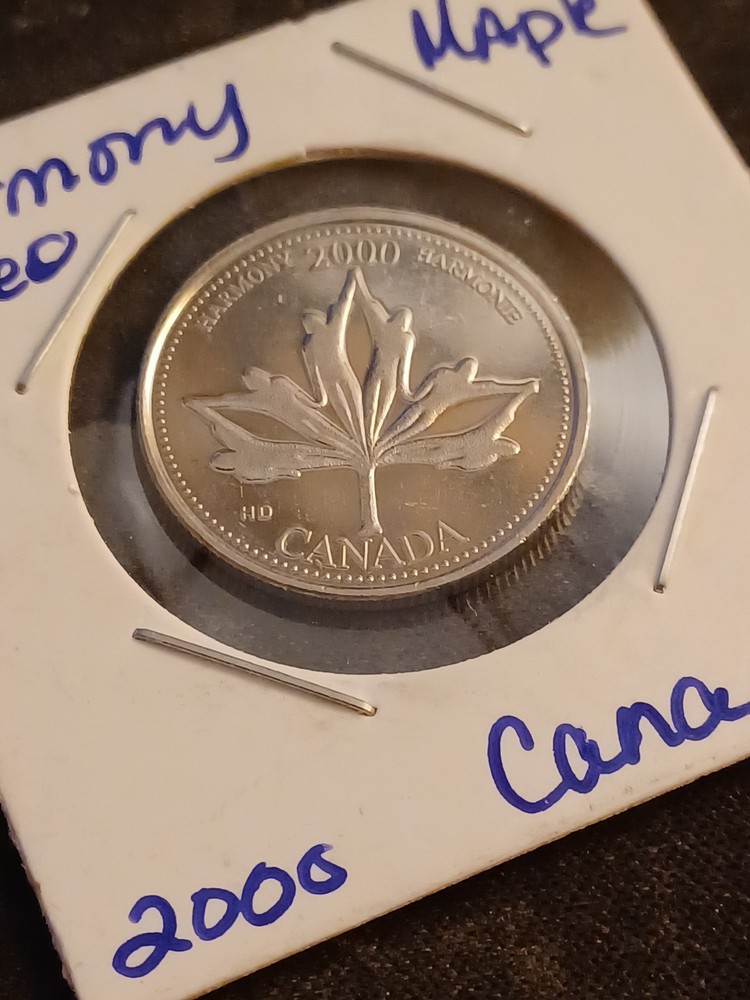 2000 Canada Maple Harmony Cameo, NICE Coin