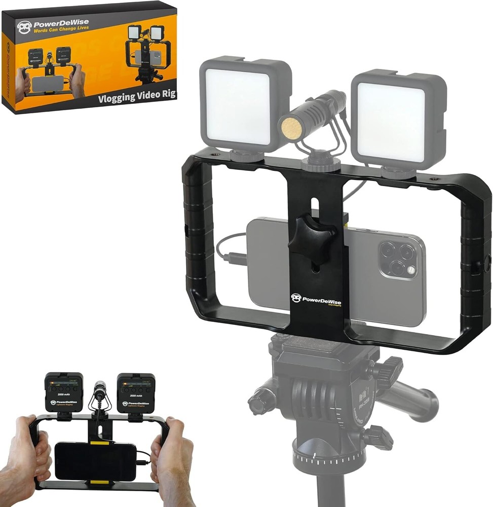 PowerDeWise Smartphone Video Rig NWT