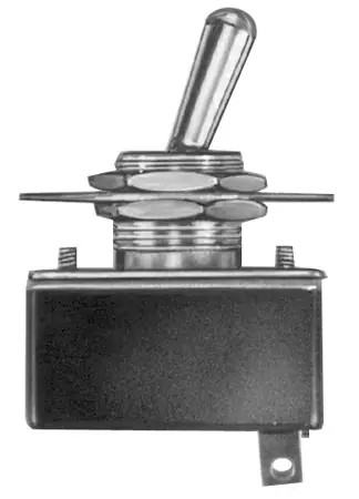 TOGGLE SWITCH 7/16 MOUNT SPST 125 VAC Toggle Switche, 16 mount, SPST