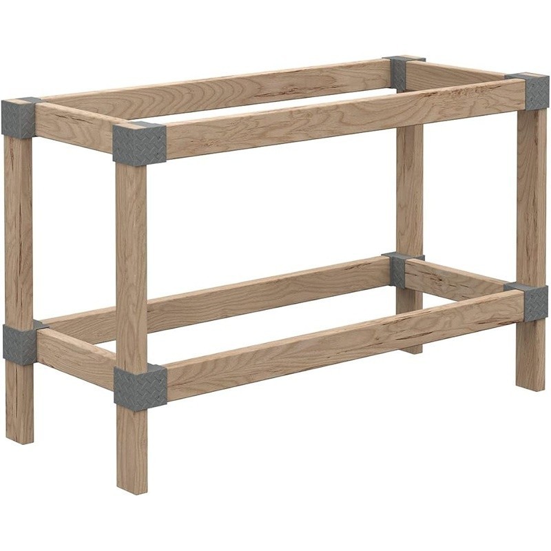 Workbench Kit W/ All Hardware Plans Easy Assembly Sturdy Plastic Brackets New