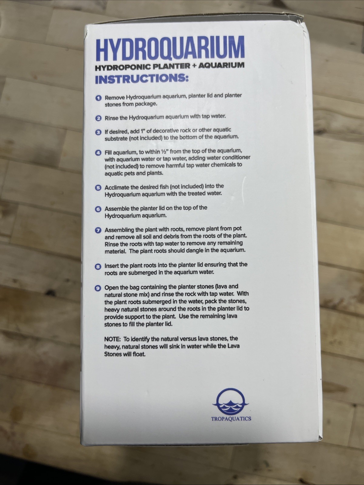 Hydroquarium Hydroponic Planter Aquarium Betta Fish Habitat Closed Ecosystem New