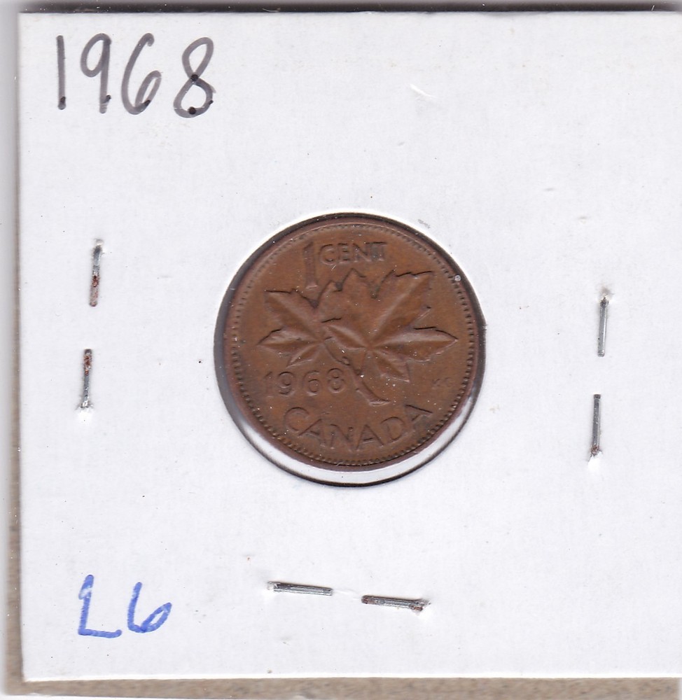 1968 Canada Cent L6