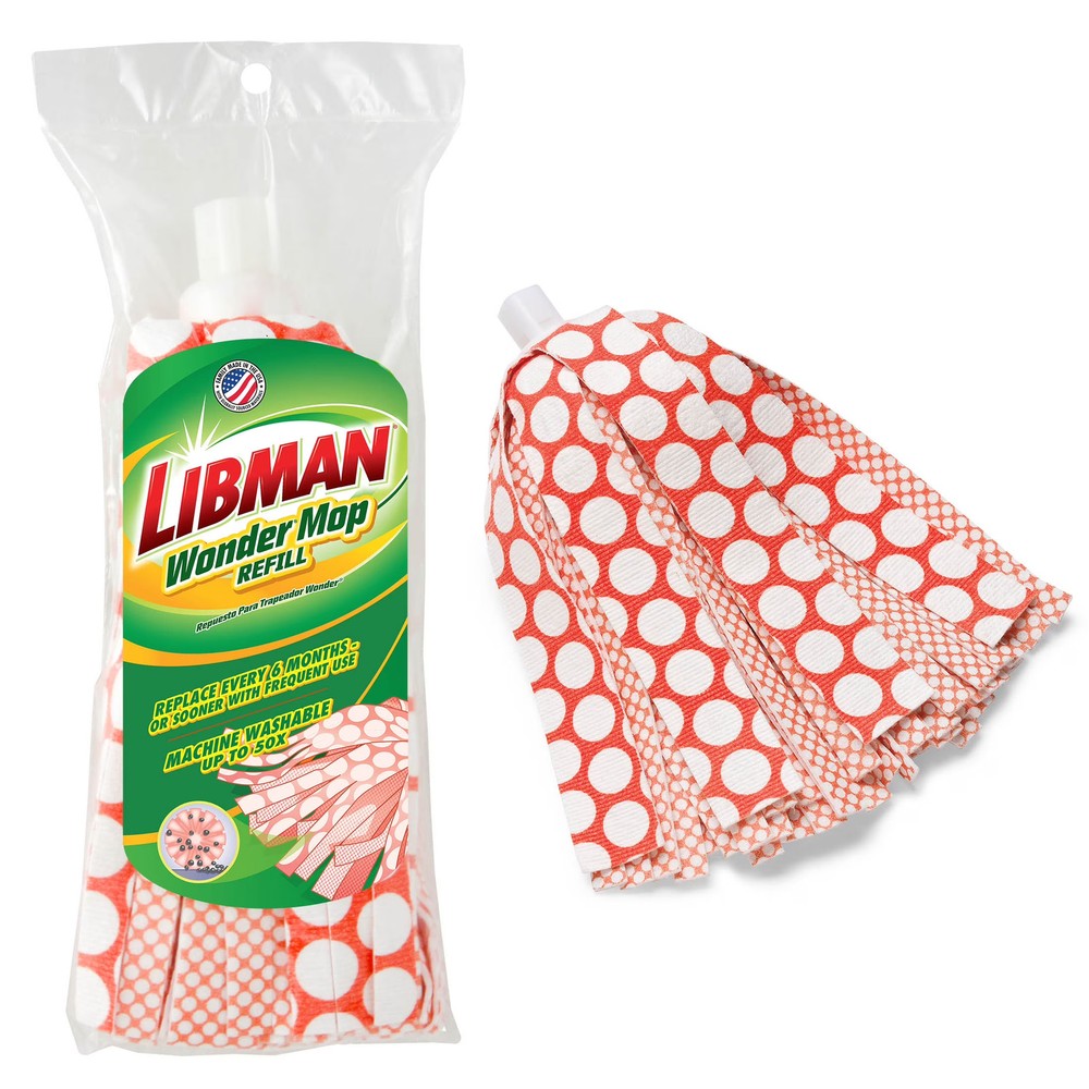 Wonder Mop Refill With Microfiber GRIP STRIPS