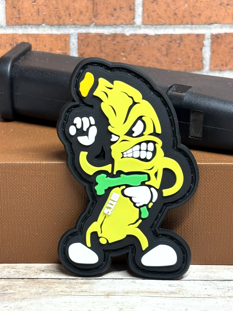 Tactical PVC Patch - Banana Patch -  Military Morale Gun Patch