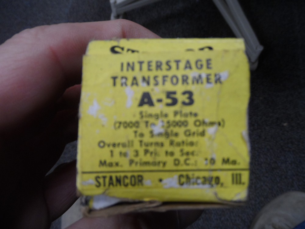 Stancor A-53 Interstage Transformer A53 new in box