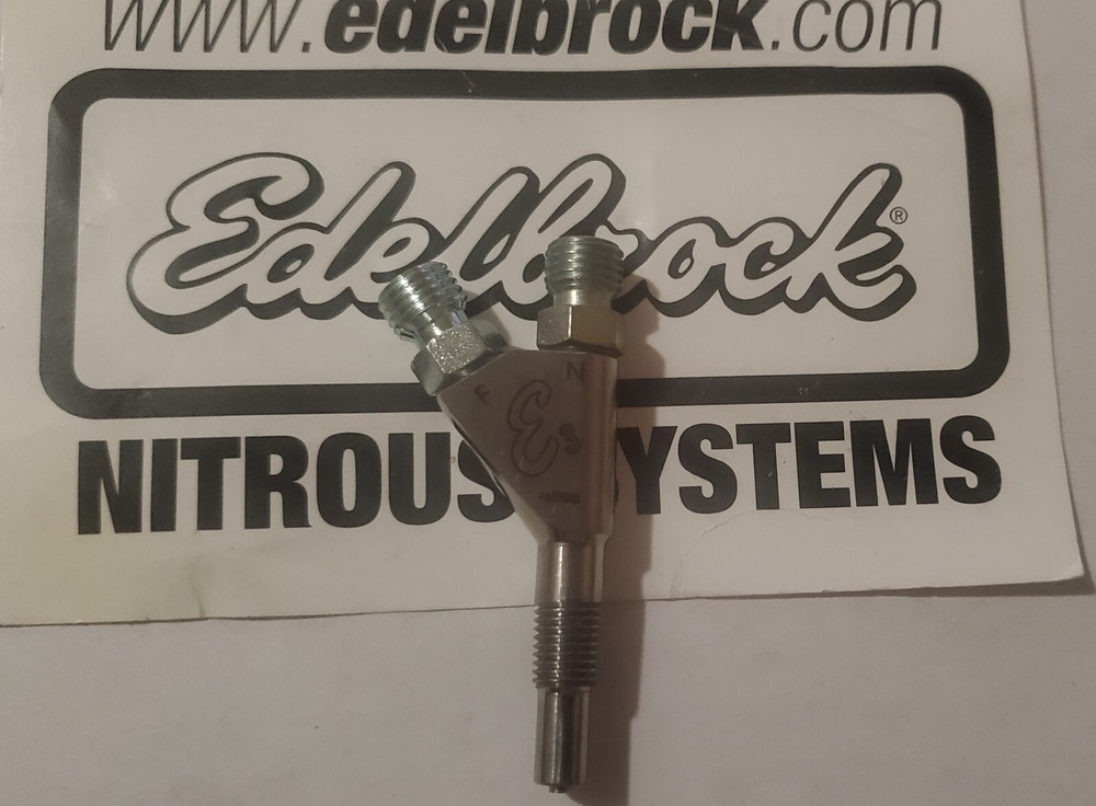 E3 Nitrous NOZZELS, AUTHENTIC EDELBROCK Nitrous Nozzels 1 Each.