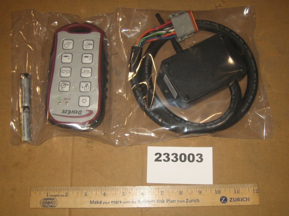 NEW GENUINE DEWEZE KAR-TECH REMOTE Transmitter & Receiver Kit #233003