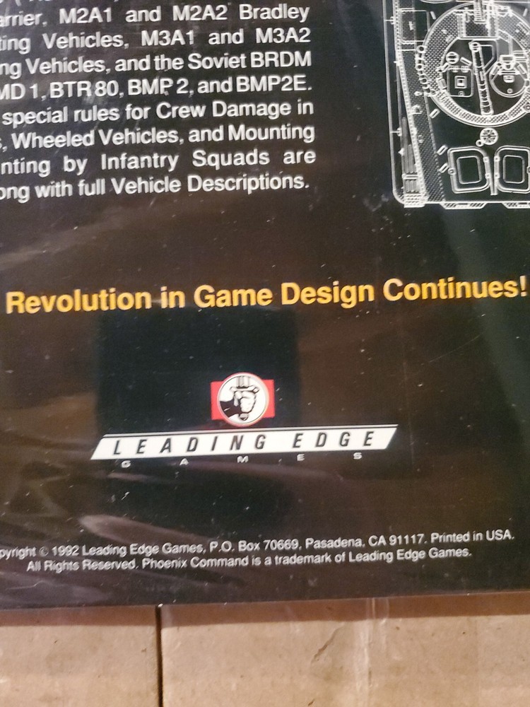 Phoenix Command Mechanized Light Vehicles Leading Edge Games LEG 10241