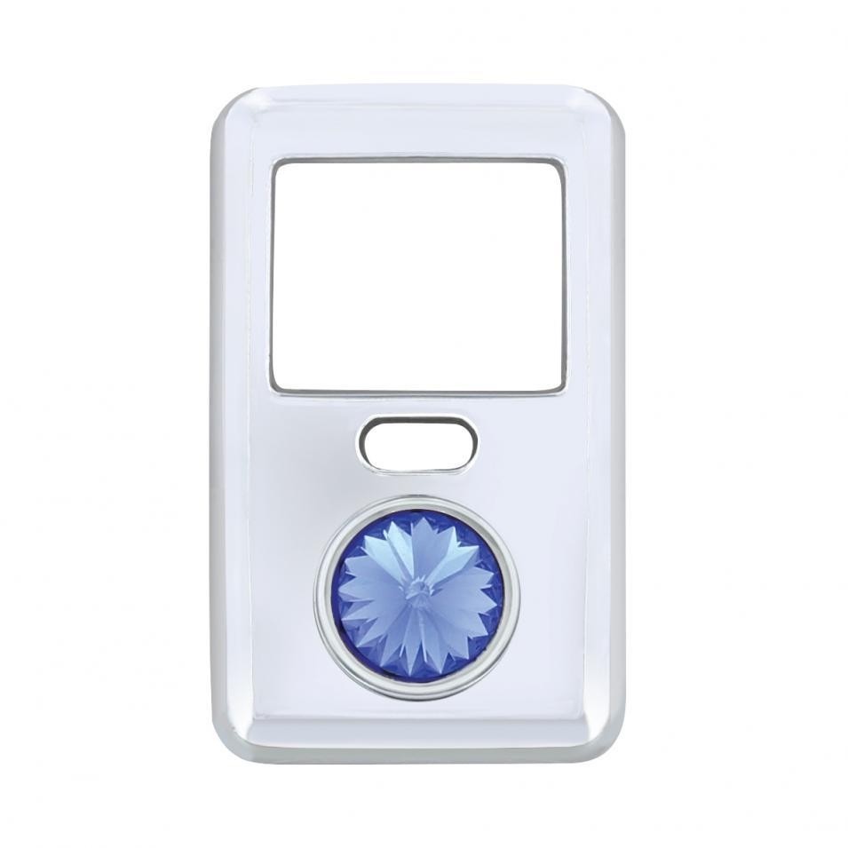 Volvo Chrome Plastic Switch Cover - Blue Diamond