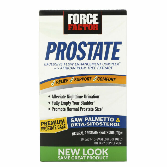 Force Factor Prostate Softgels - 60 Count Exp 2027+