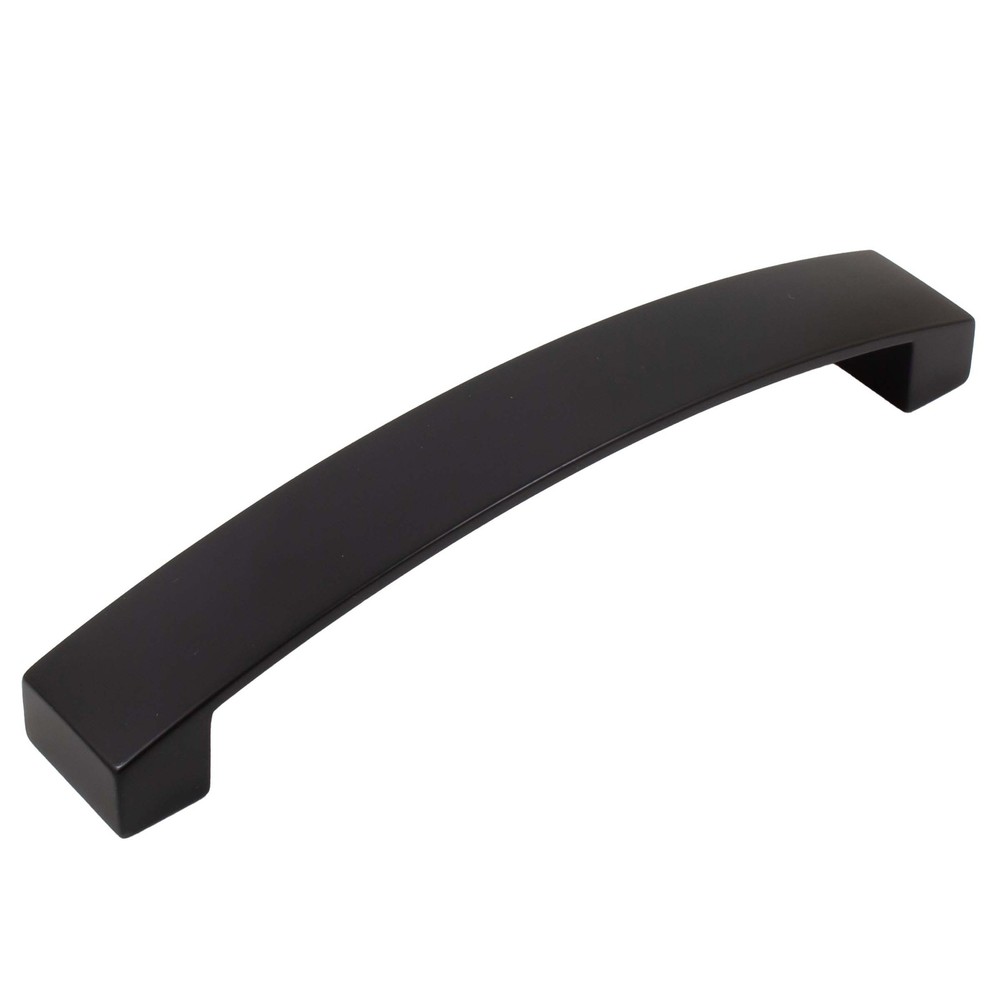 Zephyr Cabinet Pull, 128 Millimeters, Matte Black by Stone Harbor Hardware