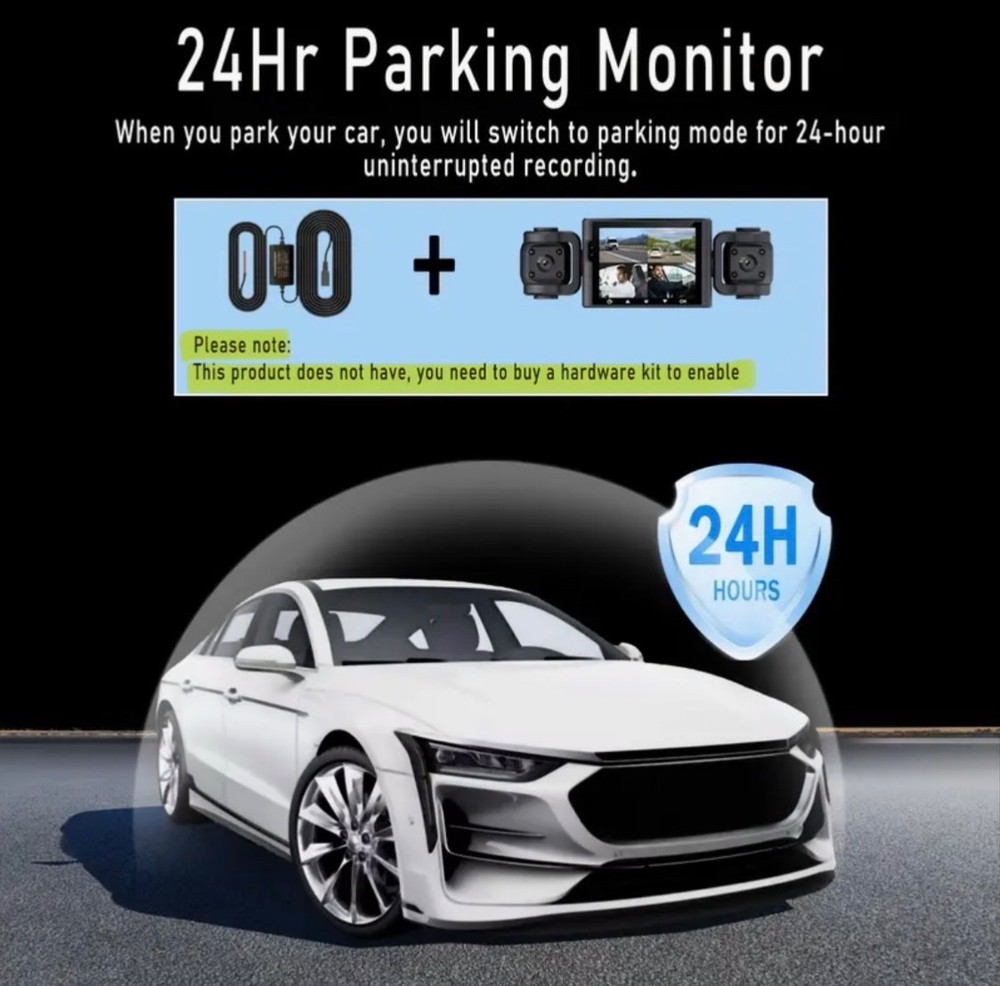 Automotive Quad Camera - Front - Left - Right and Reverse Remote Mounted Cam