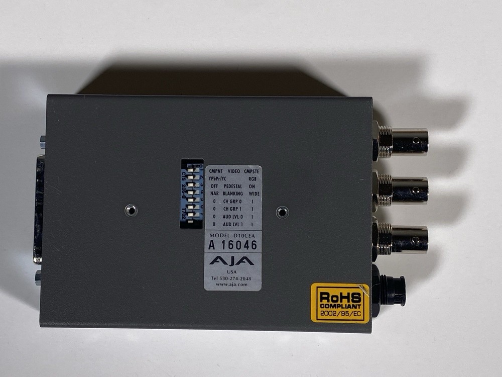 AJA D10CEA SDI Video & Audio Digital to Analog Transcoder