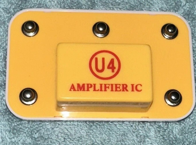 ELENCO Snap Circuits Replacement Part: Amplifier IC Unit (U4), Part # 6SCU4