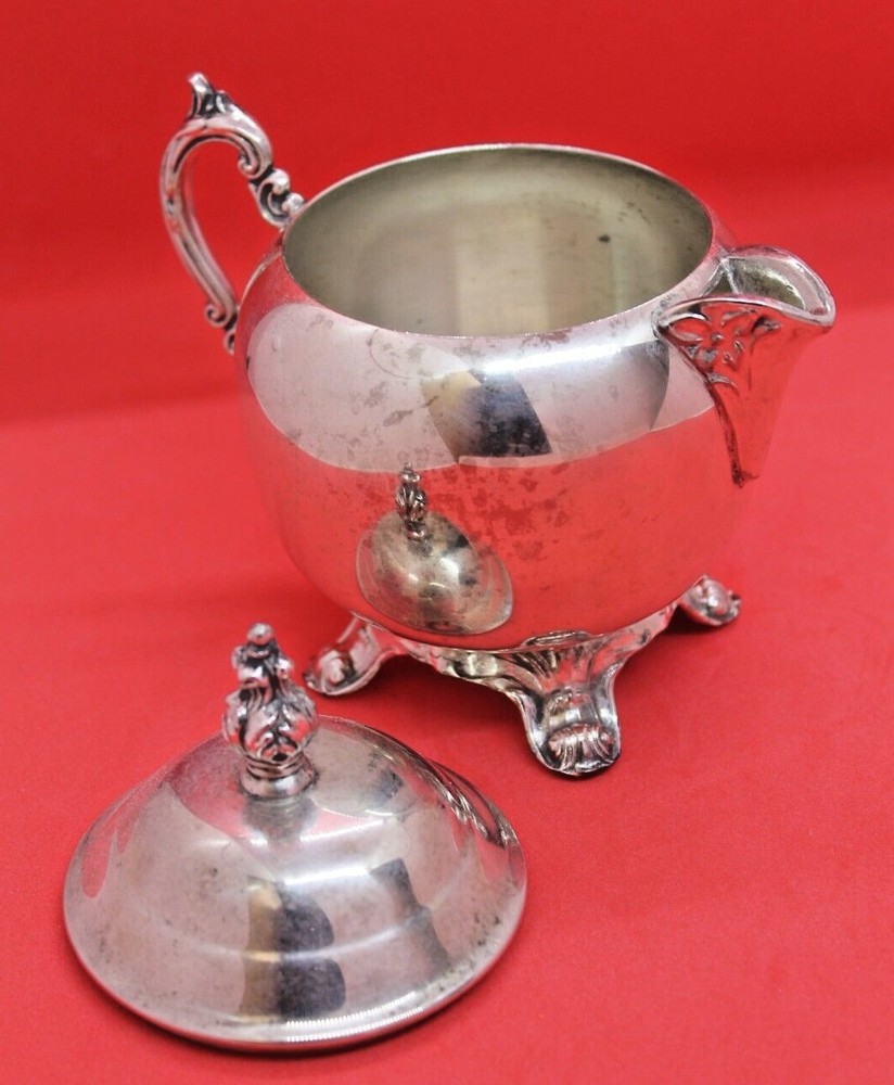 FB Rogers Silverplate 2333 Creamer With Lid