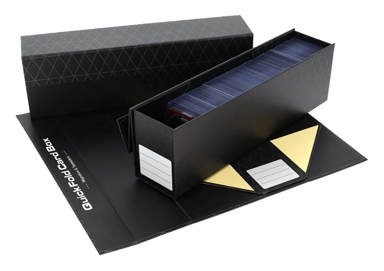 BCW QuickFold Card Box Holds Toploaded & Magnetic Cards 3ct Pack FREE SHIP