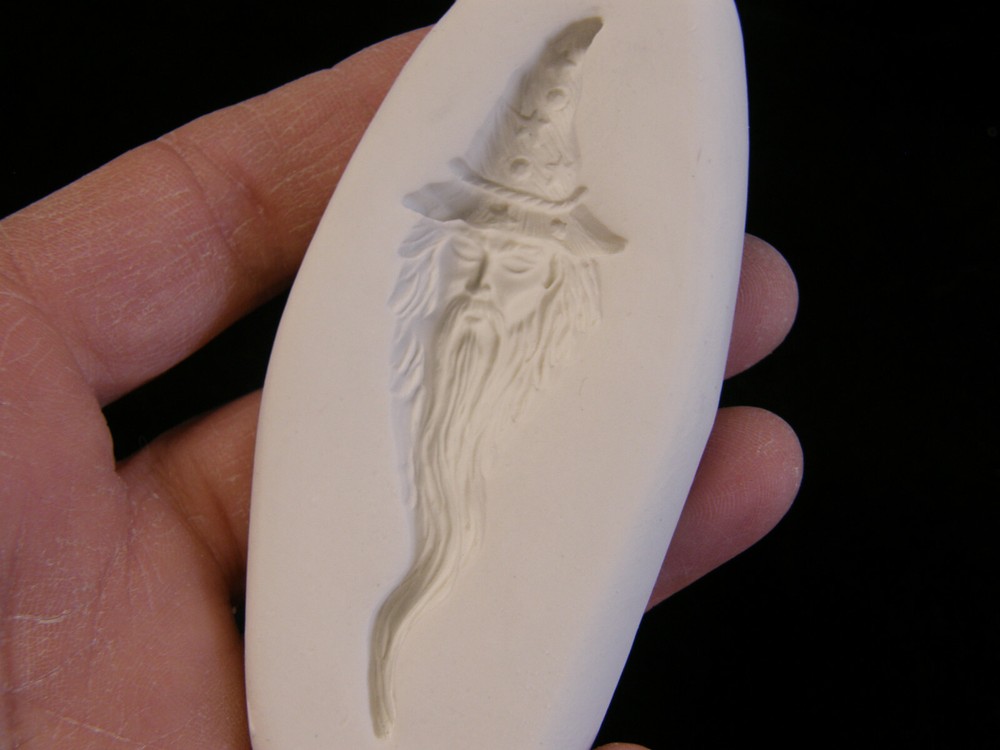 Wizard Sorcerer with Star Hat Polymer Clay Mold (MD1134)
