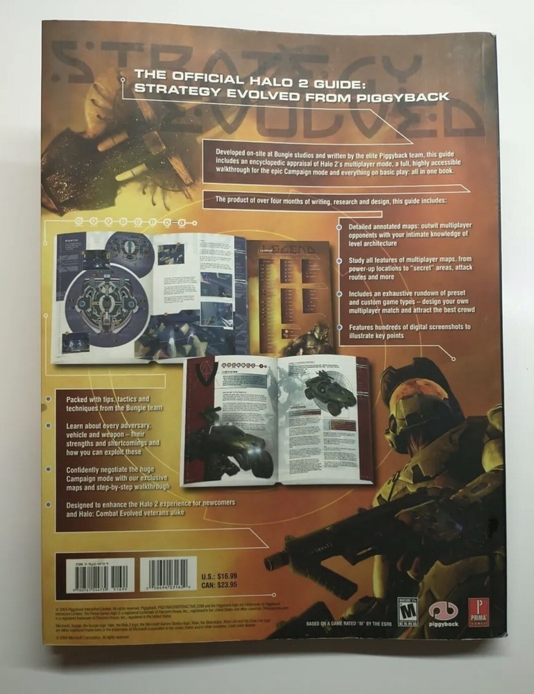 Microsoft Xbox Halo 2 Official Strategy Guide Paperback