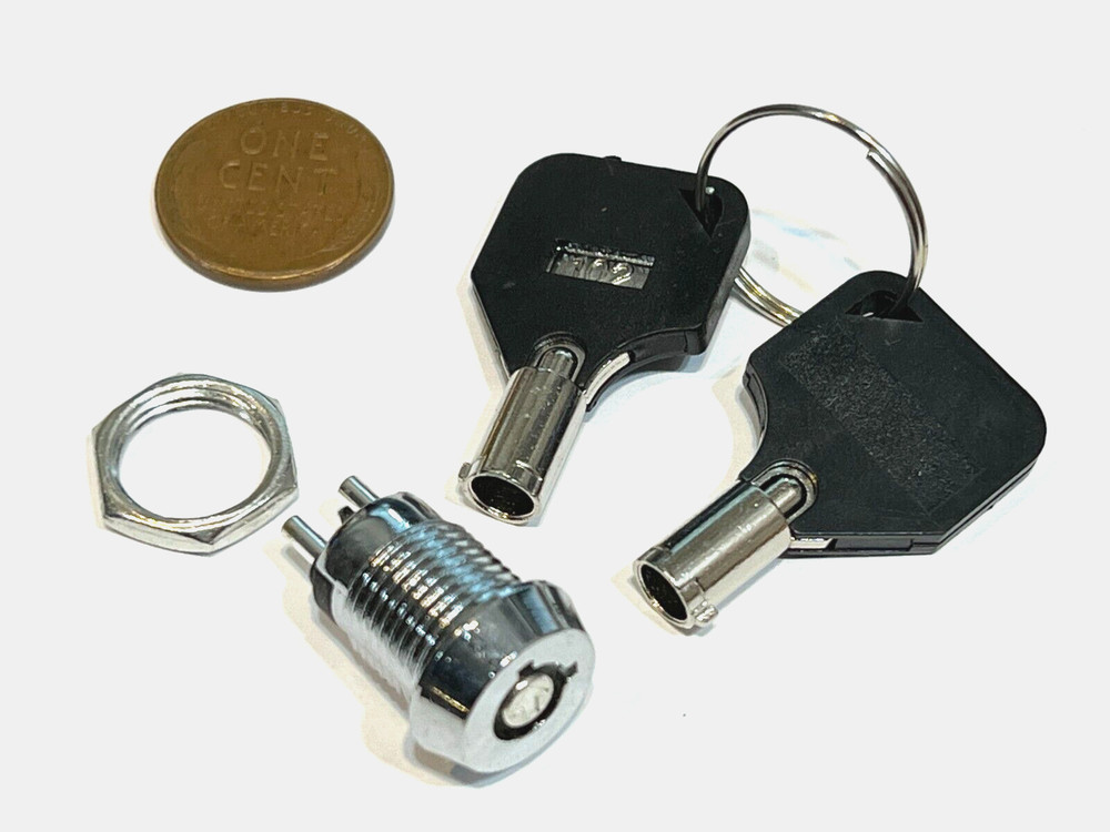 Electrical Barrel Switch Key Removable In ON or OFF Position All Keyed Alike C33