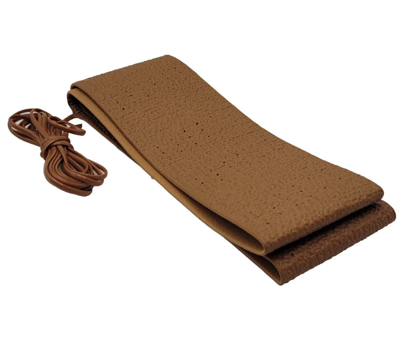 Classic Grip Synthetic Vinyl Old School Wrap Steering Wheel Cover Beige 14-16"