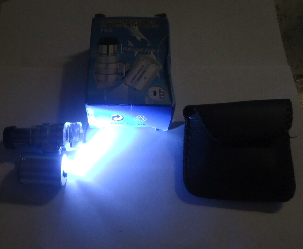 1- 60x microscope blue light white light with cases#04