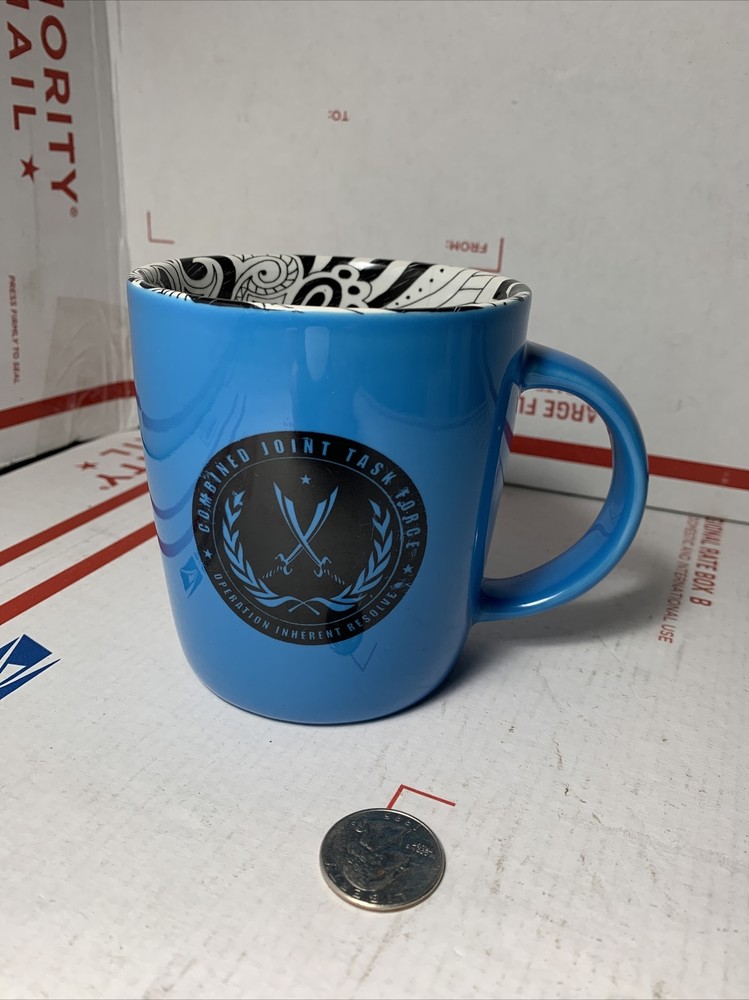 Combined Joint Task Force Operation Inherent Resolve IRAQ logo CERAMIC MUG