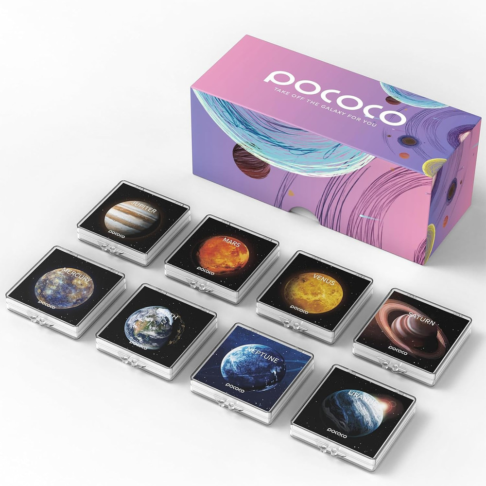 Galaxy Projector + Immersive Planet Series Discs (8 Pieces)