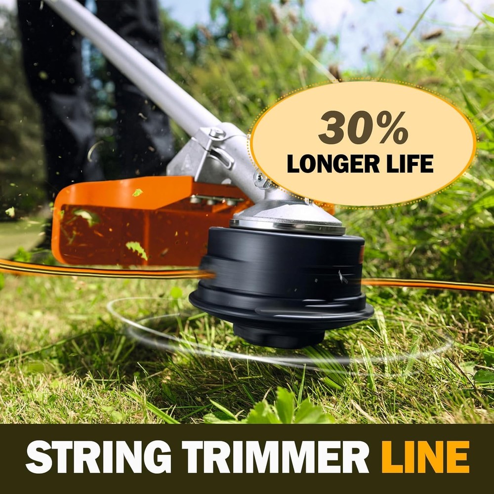 String Trimmer Line Replacement for DEWALT DWO1DT802, Weed Eater String .080-Inc