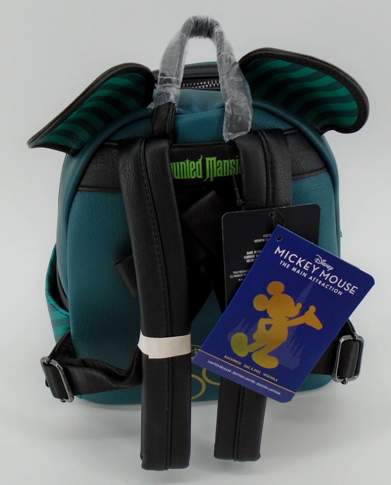 Disney 50th Anniversary Haunted Mansion Loungefly Mini Backpack