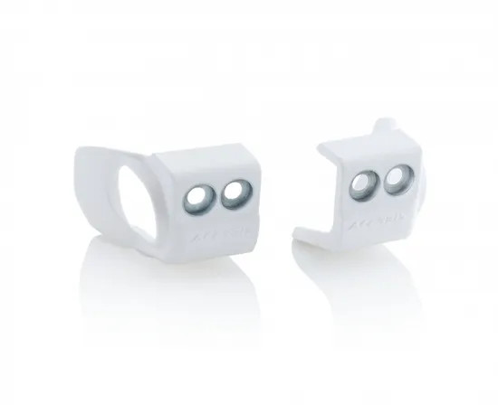 Acerbis White Fork Shoe Boot Protector Pair Husqvarna TC450 16-18