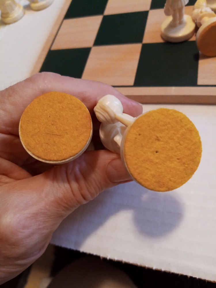 OLD British Chess PIECES 4 Inch QUEENS No Board