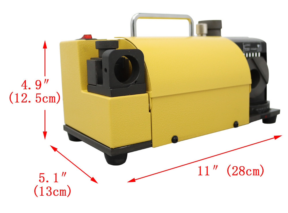 13A Model Drill Bit Grinder Drill Sharpening Machine 110V 120W 100-135 Angle