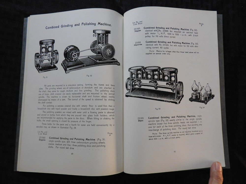 1925 E. Leitz Microscopes Accessory Apparatus Grinding Machines Catalog NEW YORK