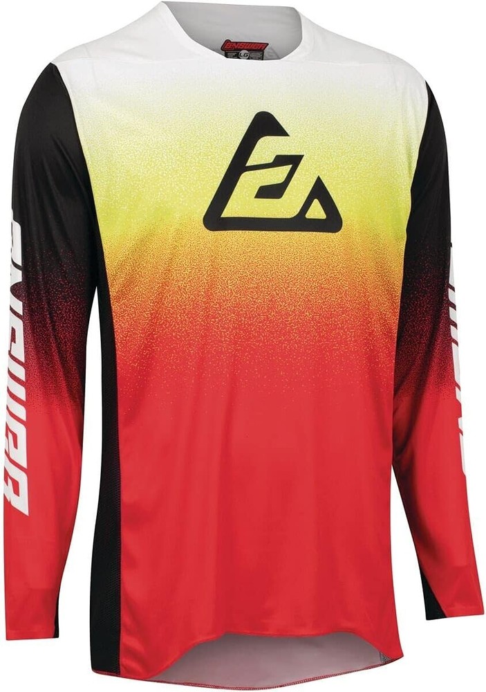 NEW ANSWER Elite Proline Jersey - Red/Hyper Acid - Medium - MOTORCYCLE/OFFROAD