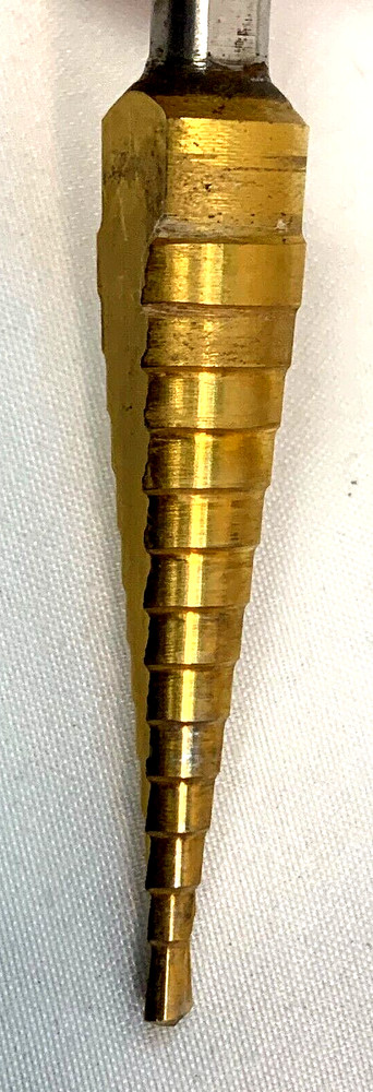 IDEAL ~ 35-511 ~ Step Drill 1/8" - 1/2" HSS ~ Titanium Coating