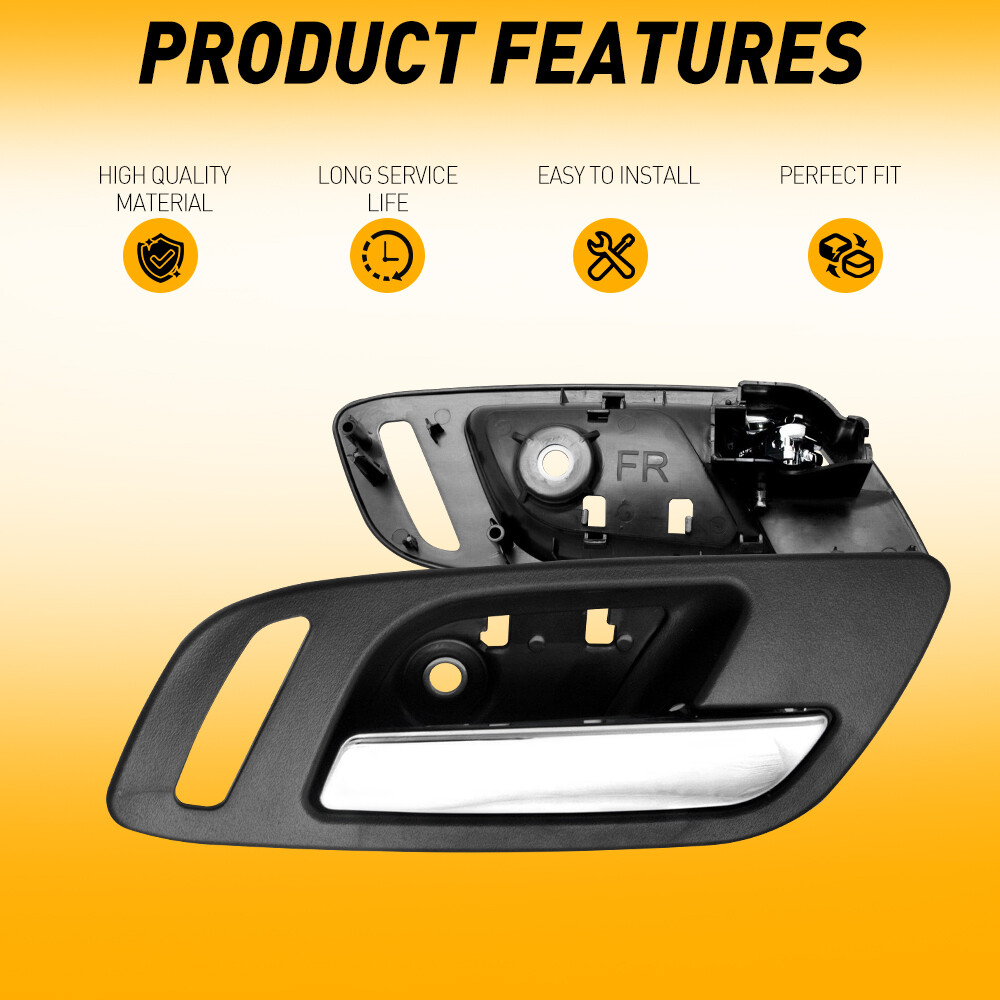 2pcs For 2007-2013 Chevy Avalanche Interior Door Handle Front Left Right Side E