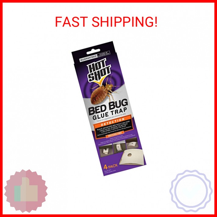 Hot Shot Bed Bug Glue Trap 4 ct