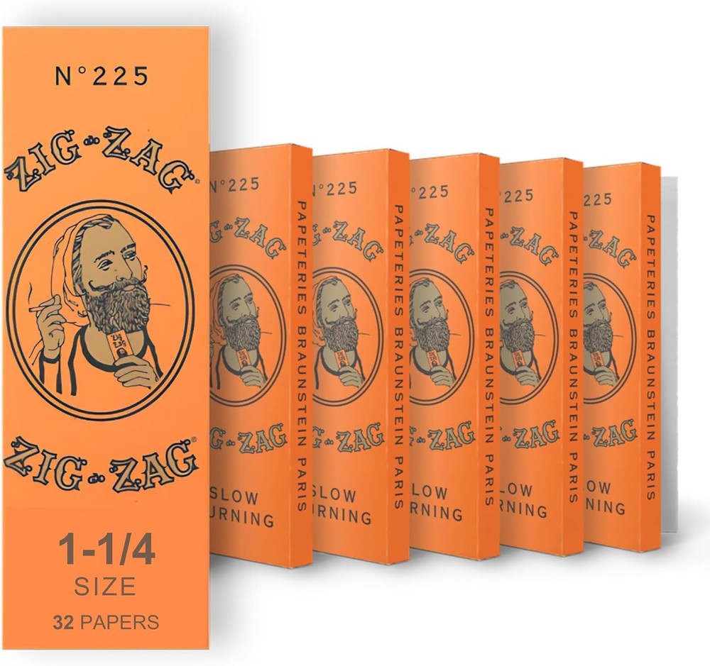 ZIG-ZAG Rolling Papers French Orange 1 1/4   6 Booklets