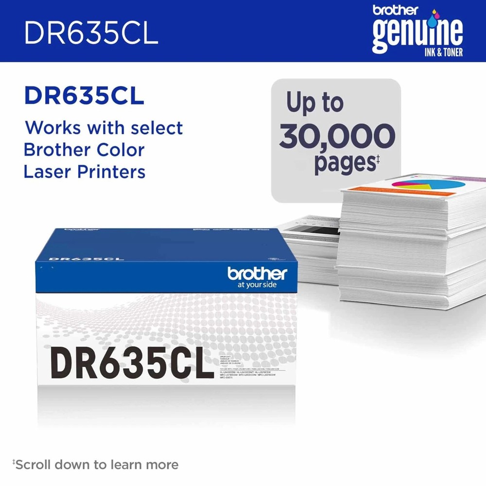 Genuine Brother DR635CL Drum Unit