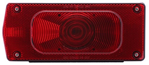 ST37RS ST-37RS Tail Light with License Light, Red