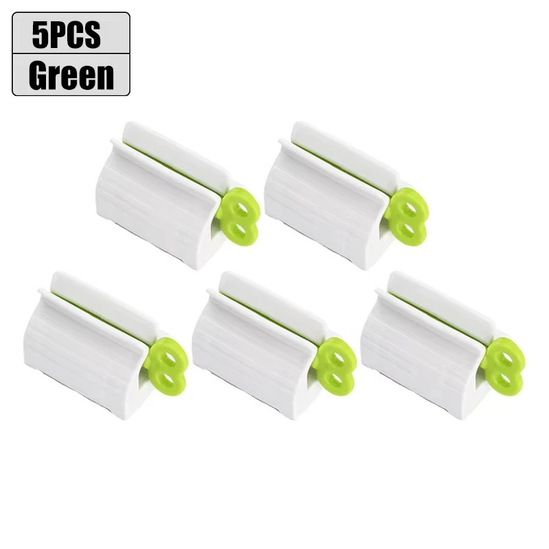 5-50Pcs Rolling Tube Toothpaste Squeezer Toothpaste Seat Holder Stand Rotate Too