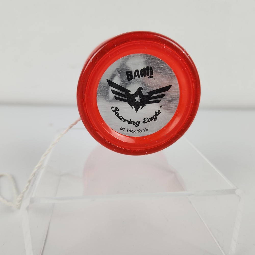 Bam Soaring Eagle Trick Yoyo Red with Sparkles