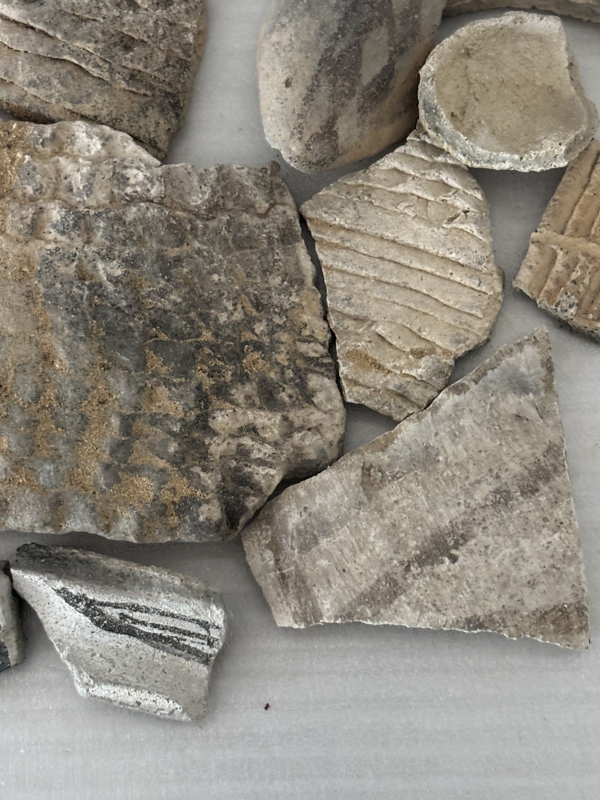 Ancient Anasazi Native American Pottery Shards 1” - 4” Arizona L6-E FREE SHIP