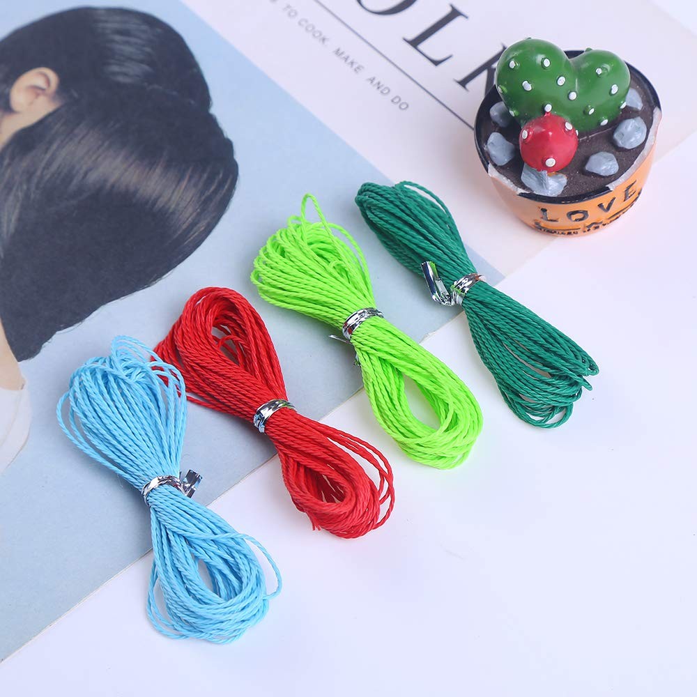 1mm Polyester Waxed Cord String Macrame 131 yards, 24 Colors-131 Yards