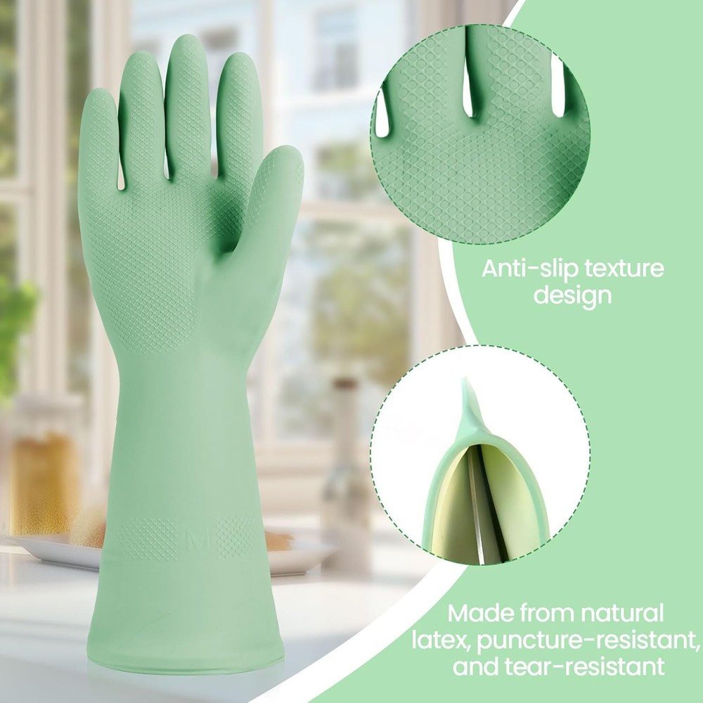 Reusable Dishwashing Cleaning Gloves Multi Pack