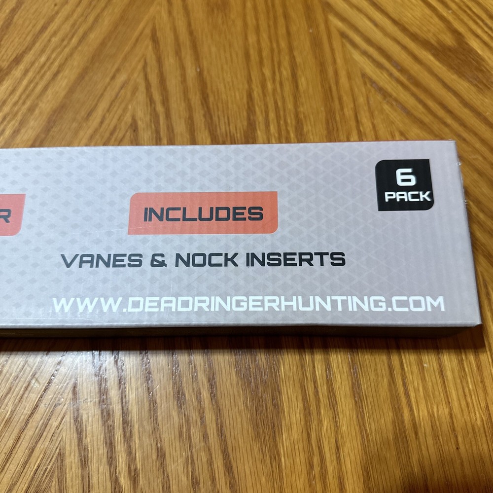 Dead Ringer PH Nutralyzer Arrows 6.2mm Diameter size 350 Six Pack